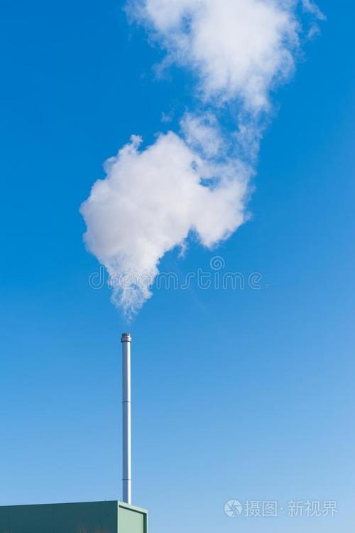 吸烟工厂烟囱