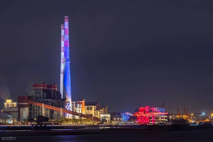 钢骨映夜 光影焕新 &mdash;&mdash; 烟囱夜景亮化工程的技术突破与价值升级_工业